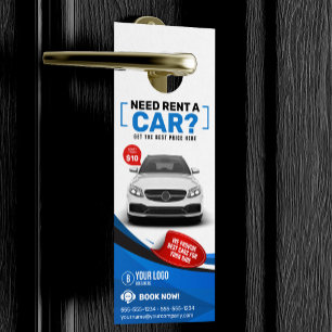 Colgador Para Puertas Alquiler de Coches Moderno Azul Alquiler de Vehícu
