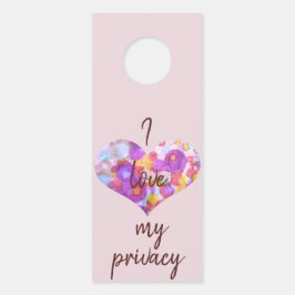 Colgador Para Puertas Amo mi privacidad. Usted es bienvenido