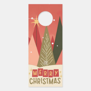 Colgador Para Puertas Árbol de Navidad Retro/Vintage