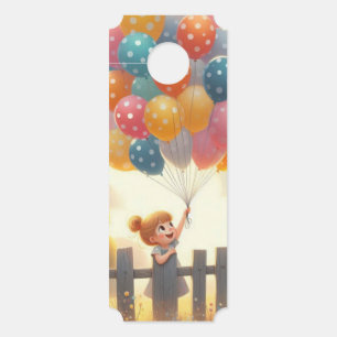 Colgador Para Puertas Arte chica caprichoso/lindo