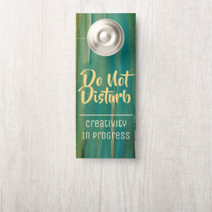 Colgador Para Puertas Artista de acuarela No Perturba La Percha De La Pu