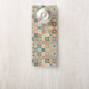 Colgador Para Puertas Aspecto vintage y tejido de mosaico