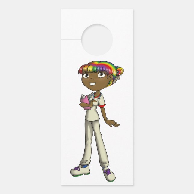 Colgador Para Puertas Atención (Anverso)