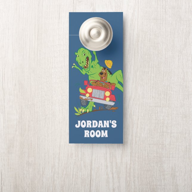 Colgador Para Puertas Atentado Scooby-Doo T-Rex (En pomo)