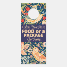 Colgador Para Puertas Aves Florales A Menos Que Tengas Comida o Paquete 