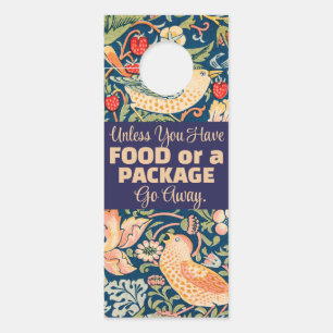 Colgador Para Puertas Aves Florales A Menos Que Tengas Comida o Paquete 