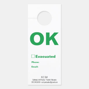 Colgador Para Puertas Ayuda para la seguridad del terremoto/Vale_KC Perc