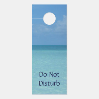 Colgador Para Puertas Azul turquesa tropical del horizonte del Caribe