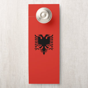 Colgador Para Puertas Bandera albanesa