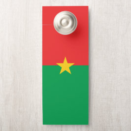 Colgador Para Puertas Bandera de Burkina Faso