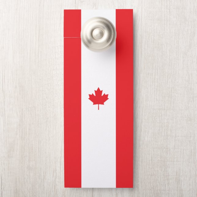 Colgador Para Puertas Bandera de Canadá (En pomo)