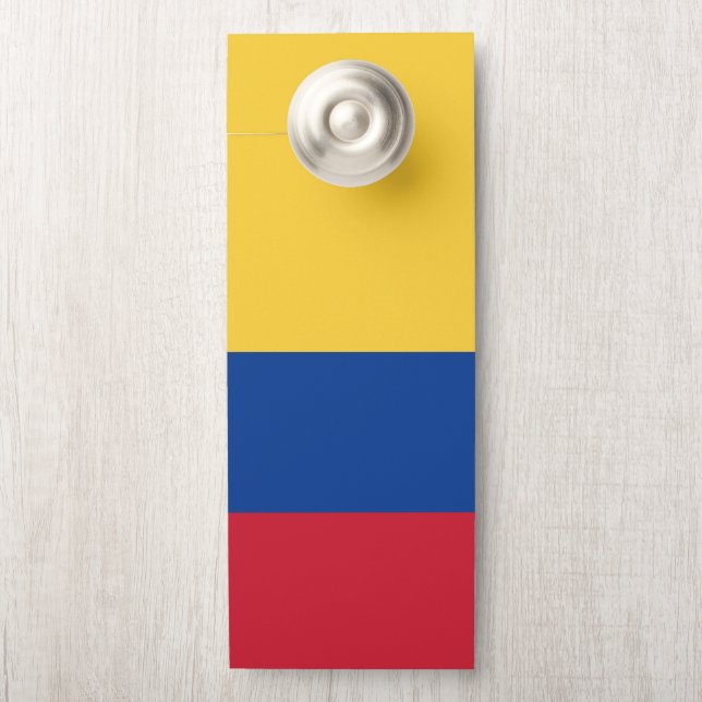 Colgador Para Puertas Bandera de Colombia (En pomo)