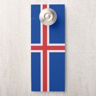 Colgador Para Puertas Bandera de Islandia
