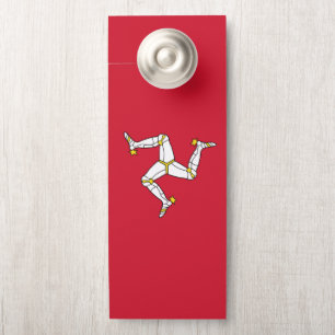 Colgador Para Puertas Bandera de la Isla de Man