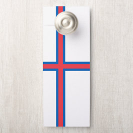 Colgador Para Puertas Bandera de las Islas Feroe