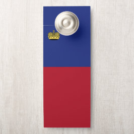 Colgador Para Puertas Bandera de Liechtenstein