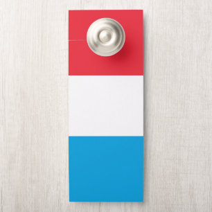 Colgador Para Puertas Bandera de Luxemburgo