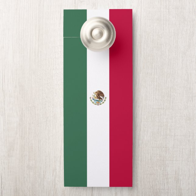 Colgador Para Puertas Bandera de México (En pomo)