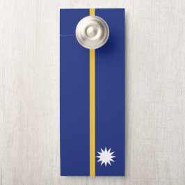Colgador Para Puertas Bandera de Nauru