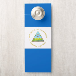 Colgador Para Puertas Bandera de Nicaragua