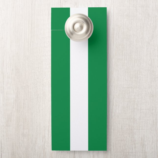 Colgador Para Puertas Bandera de Nigeria (En pomo)