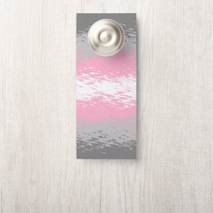 Colgador Para Puertas Bandera de orgullo demichica abstracta granulada r