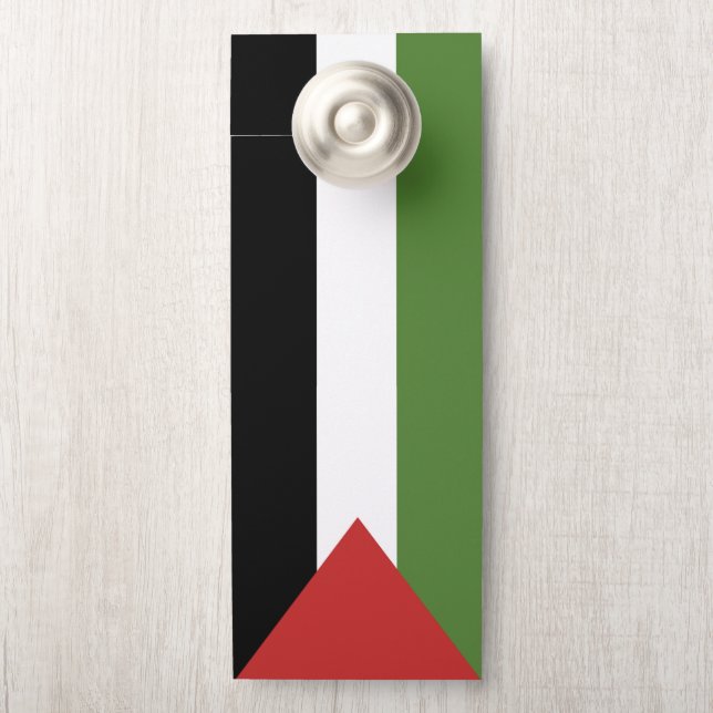 Colgador Para Puertas Bandera de Palestina (En pomo)