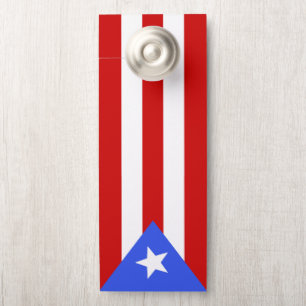 Colgador Para Puertas Bandera de Puerto Rico