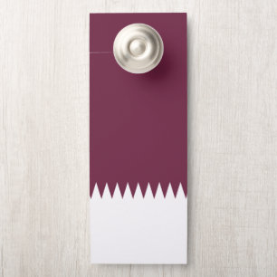 Colgador Para Puertas Bandera de Qatar