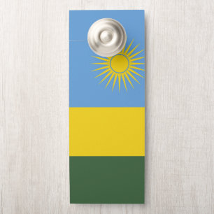 Colgador Para Puertas Bandera de Ruanda