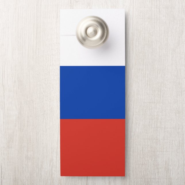 Colgador Para Puertas Bandera de Rusia (En pomo)