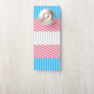 Colgador Para Puertas Bandera del Orgullo Transgénero de Funky Boho Stri