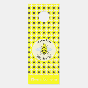 Colgador Para Puertas Bebé Amarillo Cuto Género Nursera Neutral