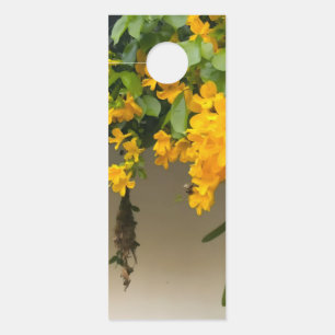 Colgador Para Puertas Belleza de Flor Dorada