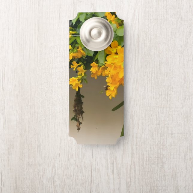 Colgador Para Puertas Belleza Flor de Oro (En pomo)