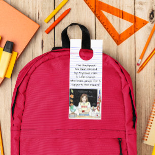 Colgador Para Puertas Bendición de las mochilas Apple para el profesor