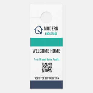 Colgador Para Puertas Bienvenido a la vivienda moderna real