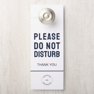 Colgador Para Puertas Blanco Beige Simple Por Favor No Molestar