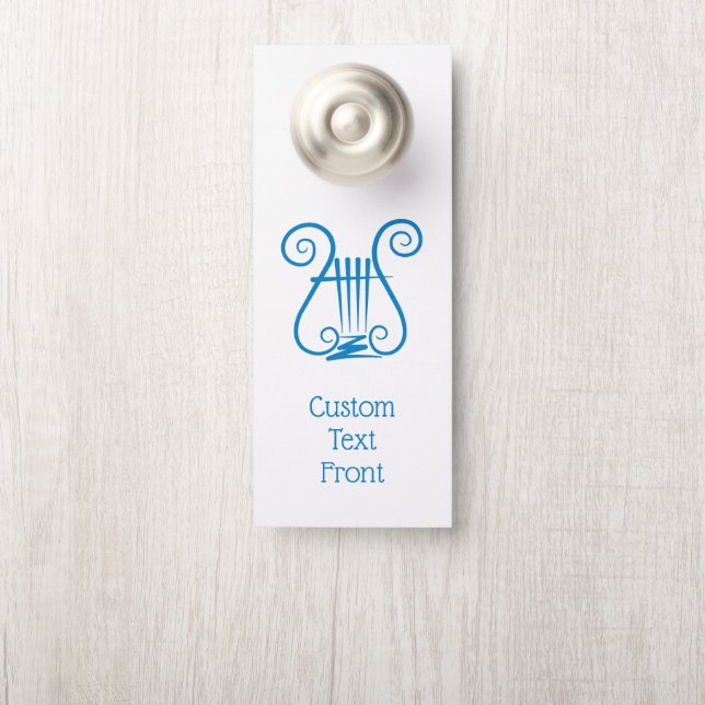 Colgador Para Puertas Blue Lyre (En pomo)