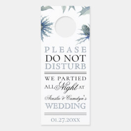 Colgador Para Puertas Blue Thistle Botanical