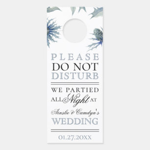 Colgador Para Puertas Blue Thistle Botanical