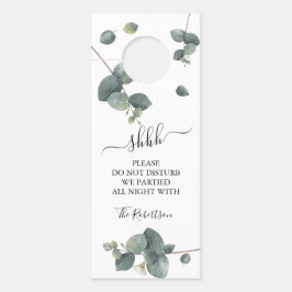 Colgador Para Puertas Boda de Eucalyptus Greenery