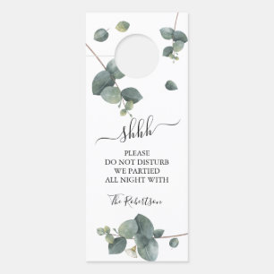 Colgador Para Puertas Boda de Eucalyptus Greenery