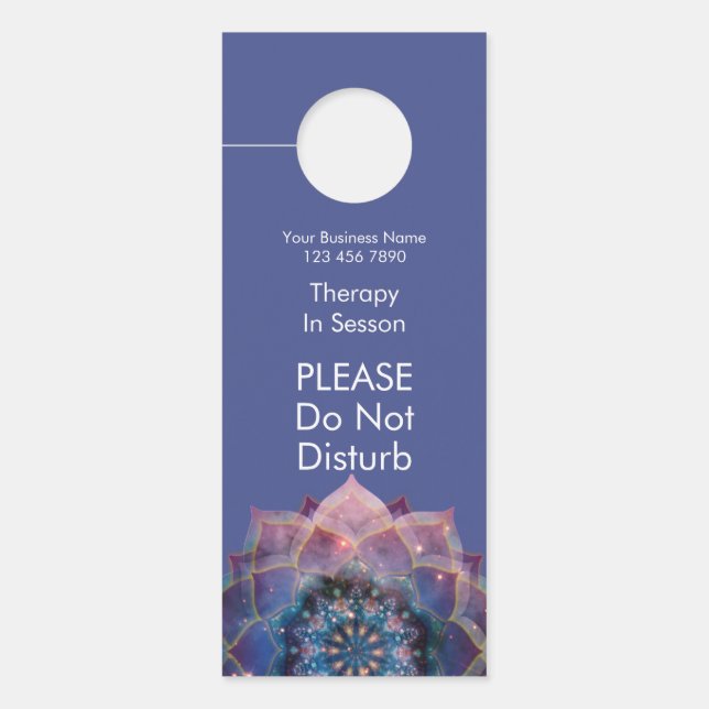 Colgador Para Puertas Boho Nebula Bloom | Diseño de Mandala (Anverso)