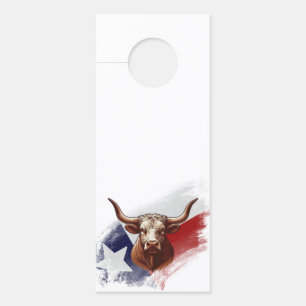 Colgador Para Puertas Bola de longhorn de Texas