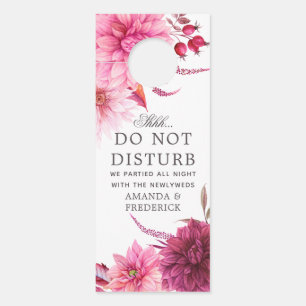 Colgador Para Puertas Burgundy y Rubor Fall Wedding no molestan