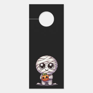 Colgador Para Puertas Calabaza/momia de Halloween