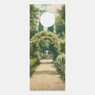 Colgador Para Puertas Camino de jardín vintage