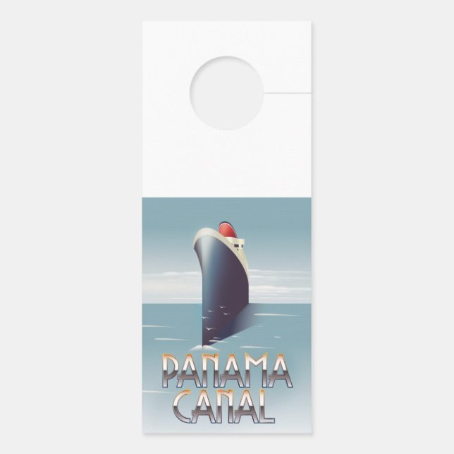 Colgador Para Puertas Canal de Panamá (Reverso)