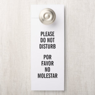 Colgador Para Puertas Cartel de No Molestar para Puerta